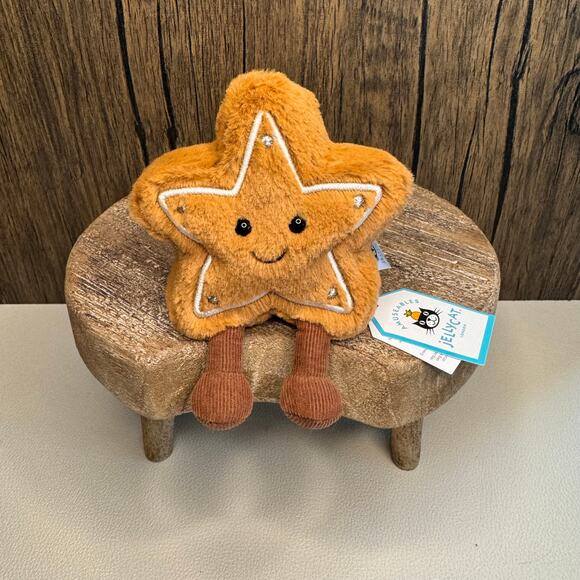 Jellycat Star Cookie NEW! Jellycat Amuseables FAST SHIP Jellycat Christmas - Picture 2 of 7